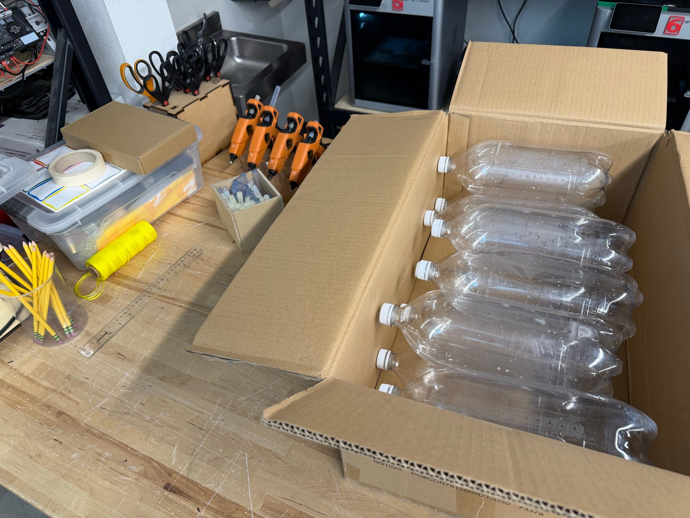 Bottle rocket materials
