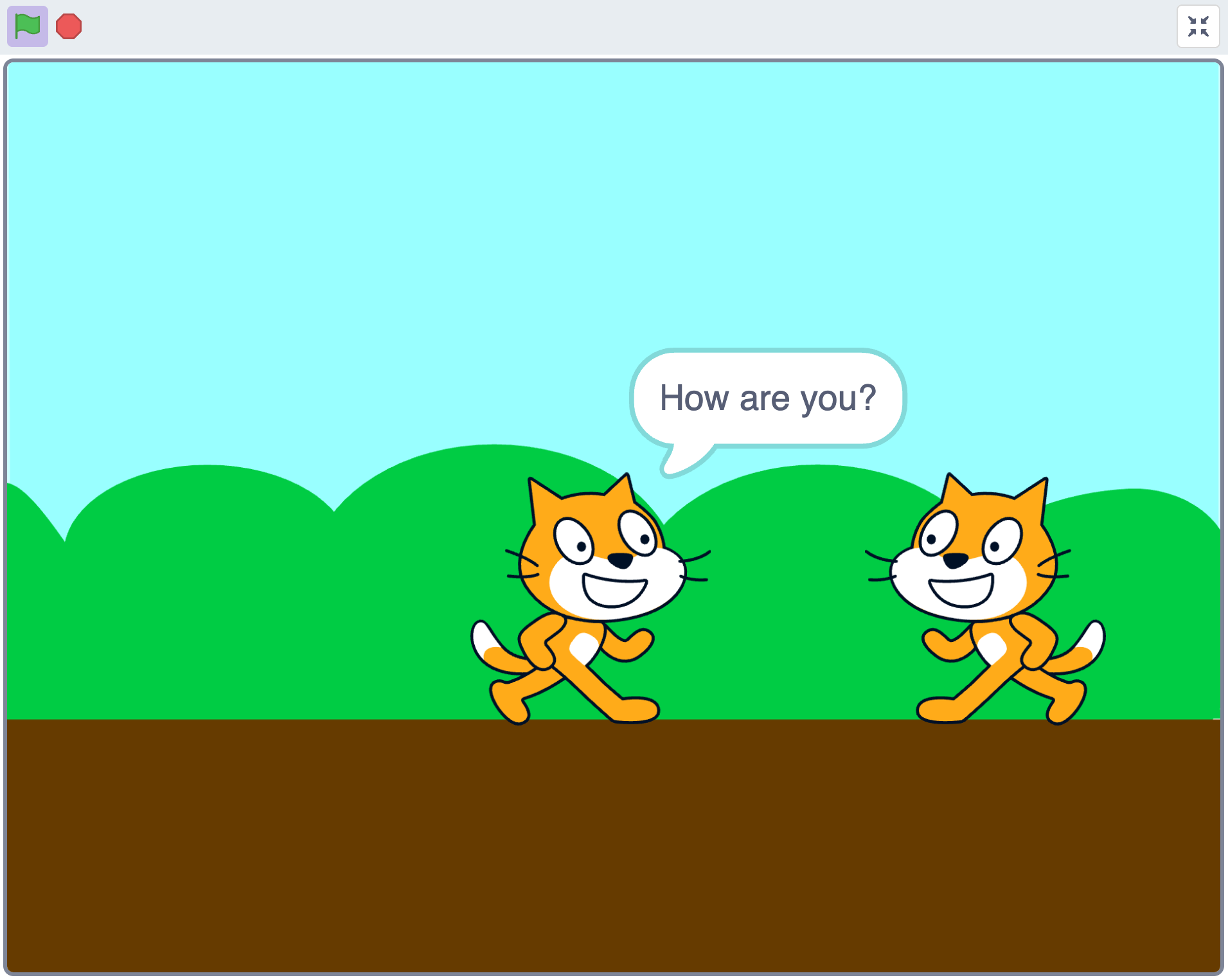 Finished Scratch animation